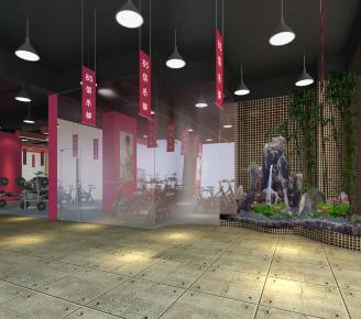 1530平米北京朝陽(yáng)大城國(guó)際健身房裝修